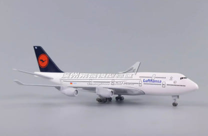 20CM Lufthansa BOEING 747-400 D-ABYA Passenger Aircraft Diecast Airplane Model