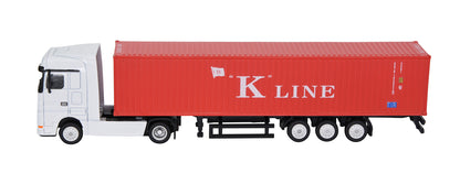 1:87 40GP Metal Shipping Container Truck Model Toy Home Office Decor Gift