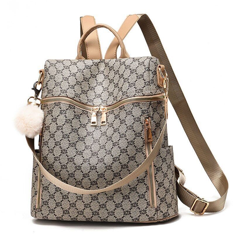 Women's Traval Bacpacks Ladies Back Pack PU Leather Pattern Women Bag