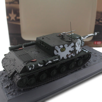 1/43 Soviet Union ISU-152 RKKA Heavy Self-propelled Assault Gun Alloy Tank Model
