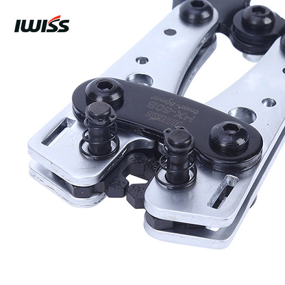 IWISS HX-50B 6-50mm² Wire Terminal Cable Lug Crimper Cu/Al Terminal Ratchet