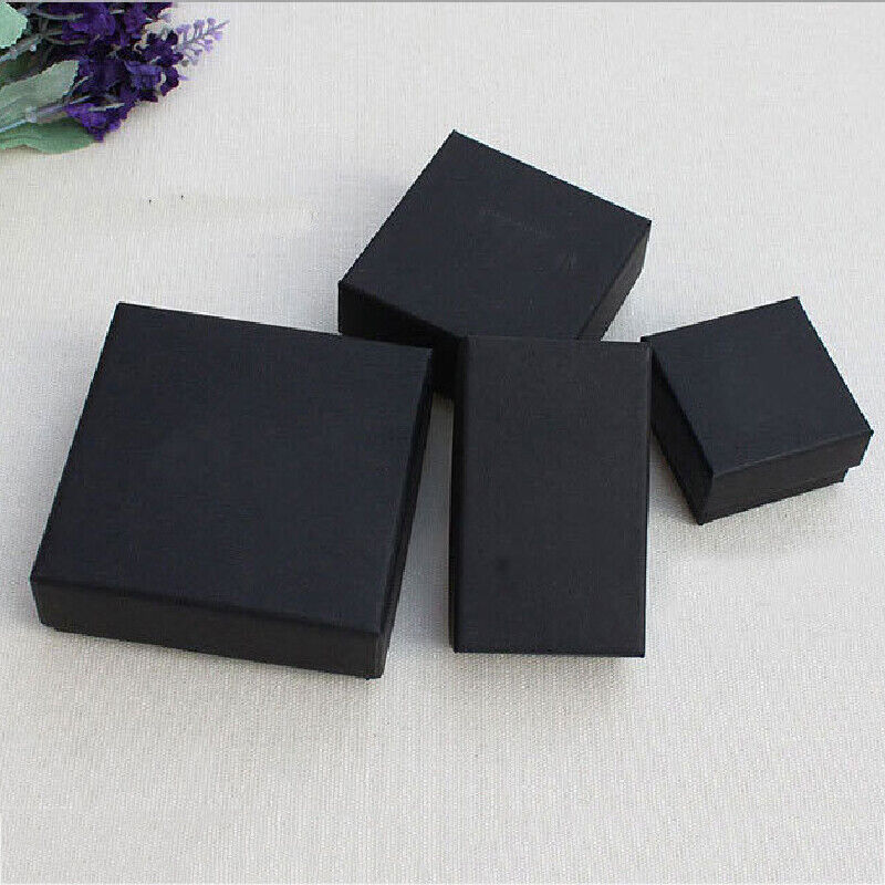 Fashion Ring Necklace Earring Bracelet Paper Bag Wedding Simple Jewelry Gift Box