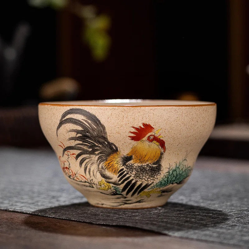 Chinese Zodiac Porcelain Teaware Tea Ceremony Teacup Kungfu Tea-tasting Cup