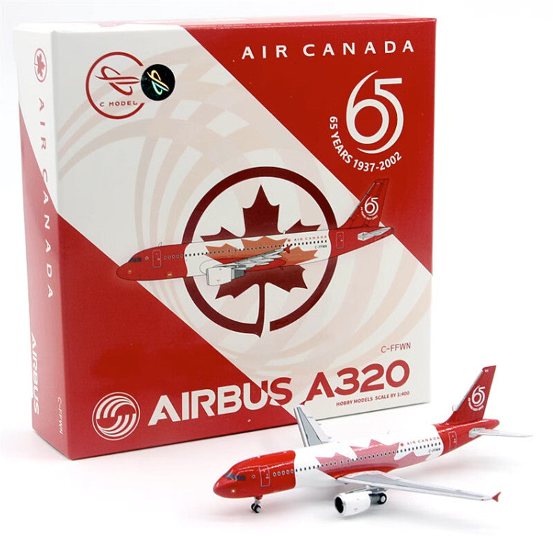 C Model Air Canada for Airbus A320 C-FFWN 1/400 Aircraft Pre-built Model