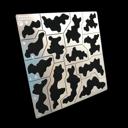 1/35 1/100 Steel Forest Camouflage Stenciling Template Leakage Spray Model Tool