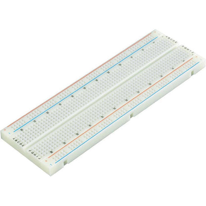 Solderless Plug-In Breadboard 830 Tie Points, 6.5" x 2.1" - ROHS Compliant