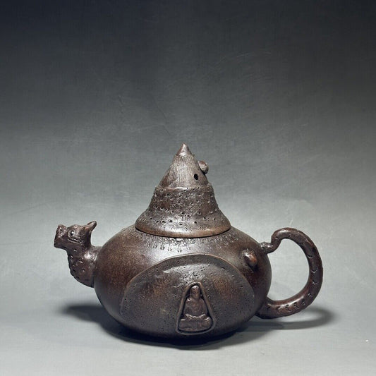 vintage chinese yixing purple clay teapot zisha ceremony teaware collection rare