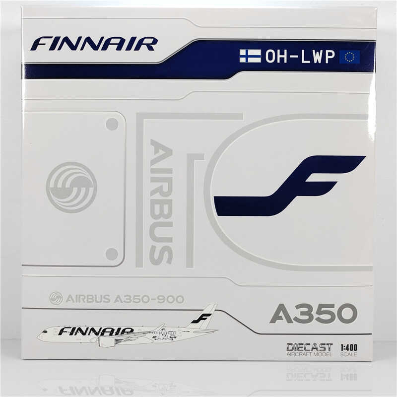 1:400 JC Wings FINNAIR AIRBUS A350-900Passenger Airplane Diecast Aircraft Model