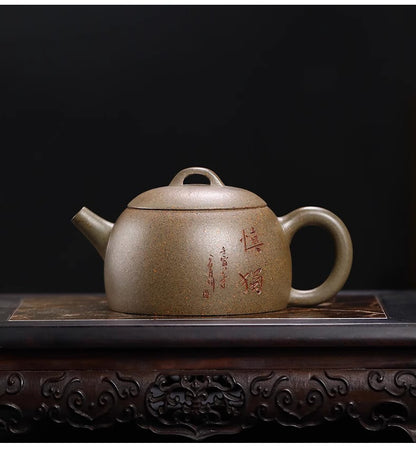 130cc chinese Yixing Handmade Zisha teapot Duan clay QinQuan Gongfu Tea Pot
