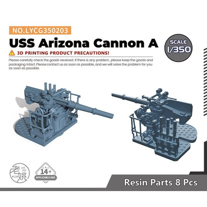 Yao's Studio LYCG350203 1/350 Model Upgrades Parts USS Arizona Cannon A