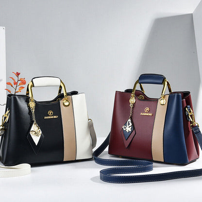 Women Lady Crossbody PU Leather Messenger Bag Shoulder Handbag Purse Tote Bag
