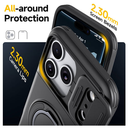 For iPhone 17 16 15 14 13 12 Pro Max 11 Case Wallet Card Holder Kickstand Rugged