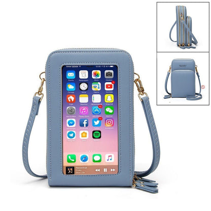 Women Leather Shoulder Bags Large Capacity Crossbody Bags Handbag Phone Purse