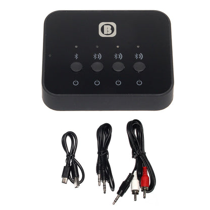 1 To 3 Bluetooth 4.0 Stereo Launcher Splitter Audio Adapter Music Transmitter