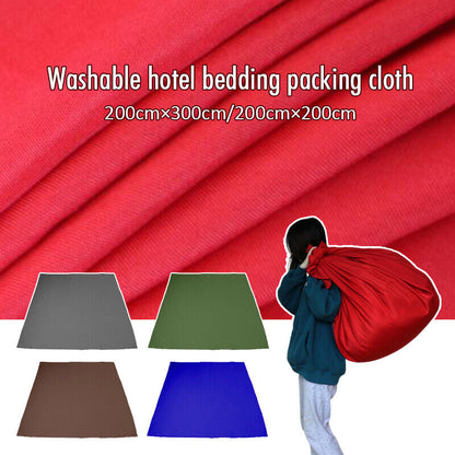 Extra Large Packing Cloth Hotel Quilt Sheet Storage Bag Cloth-Wrapper Portable