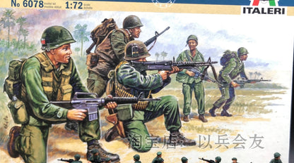 1/72 50Pcs US Special Forces Soldier Model Vietnam War