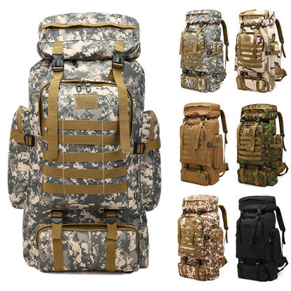 Molle Tactical Backpack Military Hiking Camping Backpack Rucksack Sports Bag