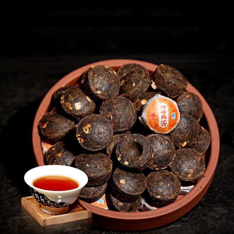 500g XinHui "Chen Pi" Tangerine Peel Shu Puerh Tea Mini Tuo Cha Ripe Puerh Tea