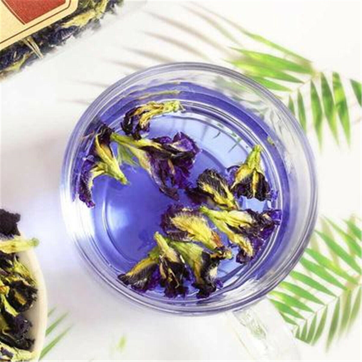 100g New Top Class Blue Chinese Butter-fly Flowers Pea Tea purple Tea for Health