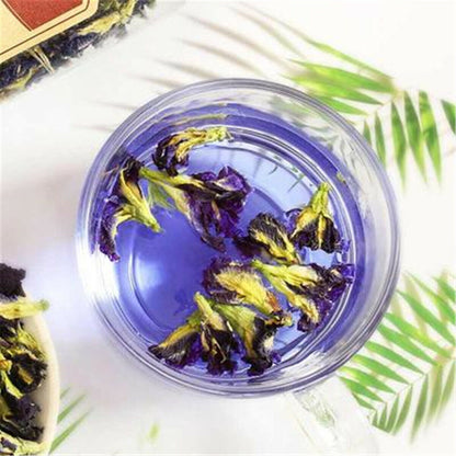 100g New Top Class Blue Chinese Butter-fly Flowers Pea Tea purple Tea for Health