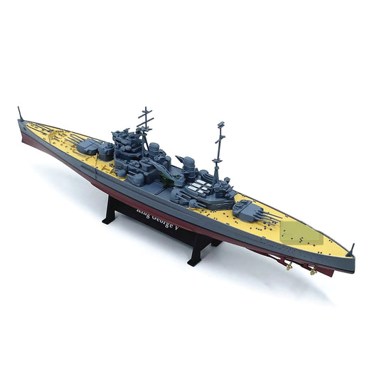 22.8cm Diecast Alloy 1/1000 Scale WWII King George V Battleship Model Collection