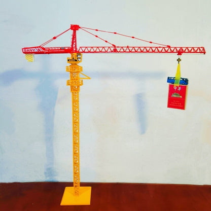 1:75 SANY Tower Crane Constuction Machine Equipment Diecast Model Collection