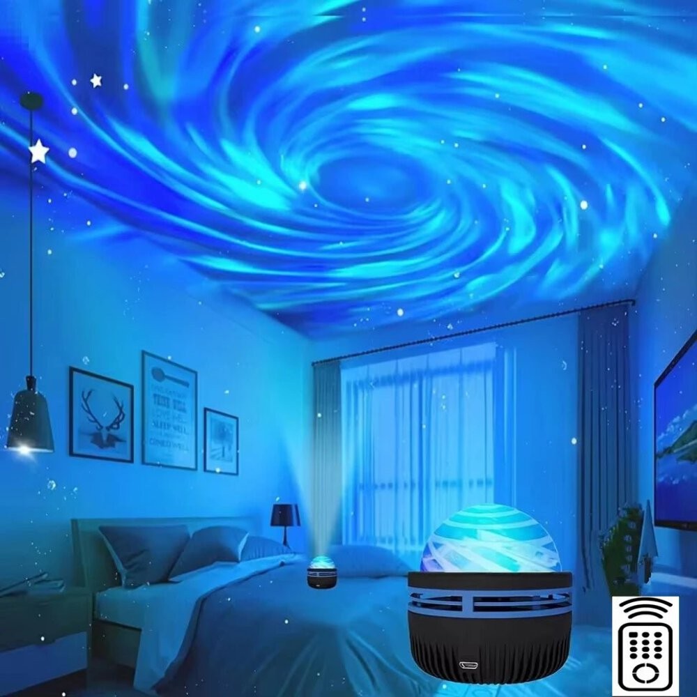 Galaxy Projector Night Light – LED Starry Sky Lamp