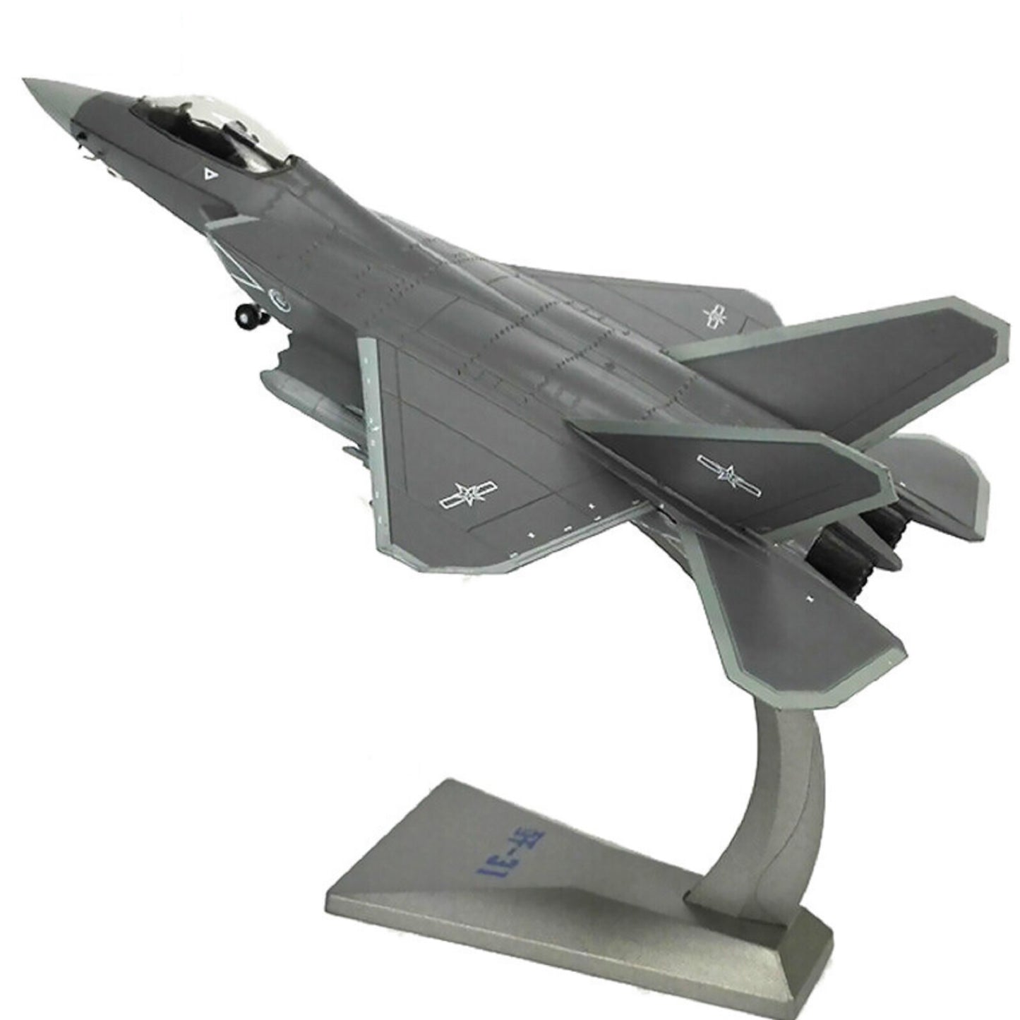 1:72 Chinese Air Force J-31 Falcon Stealth Fighter Alloy Model Miltary Aircraft