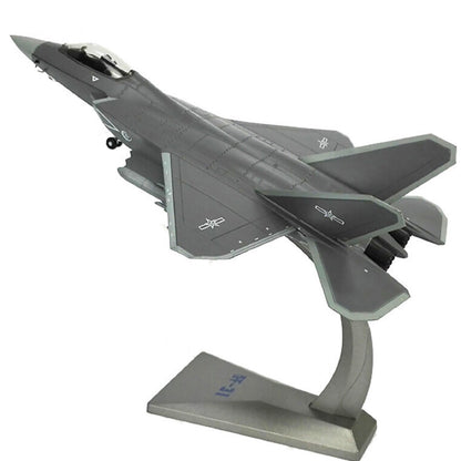 1:72 Chinese Air Force J-31 Falcon Stealth Fighter Alloy Model Miltary Aircraft