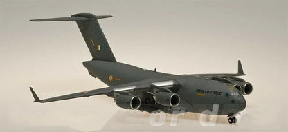 1:200 27CM Hogan INDIAN AIR FORCE BOEING C-17A Aircraft ABS Plastic Plane Model