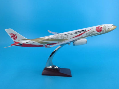 40CM AIR CHINA AIRBUS A330 B-6075 Passenger Airplane Resin Aircrarft Plane Model