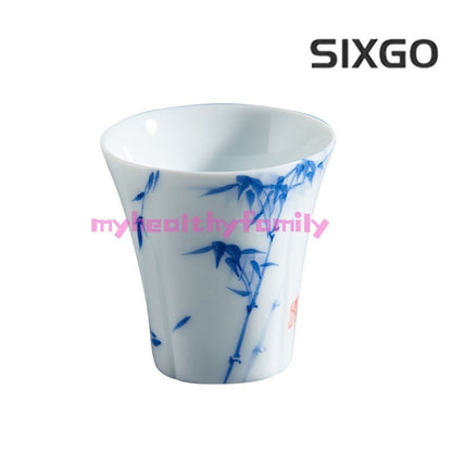 Bamboo Patterned Tea Cup Hand Drawn Single Cup Master Cup Teacup Fragrance Cup
