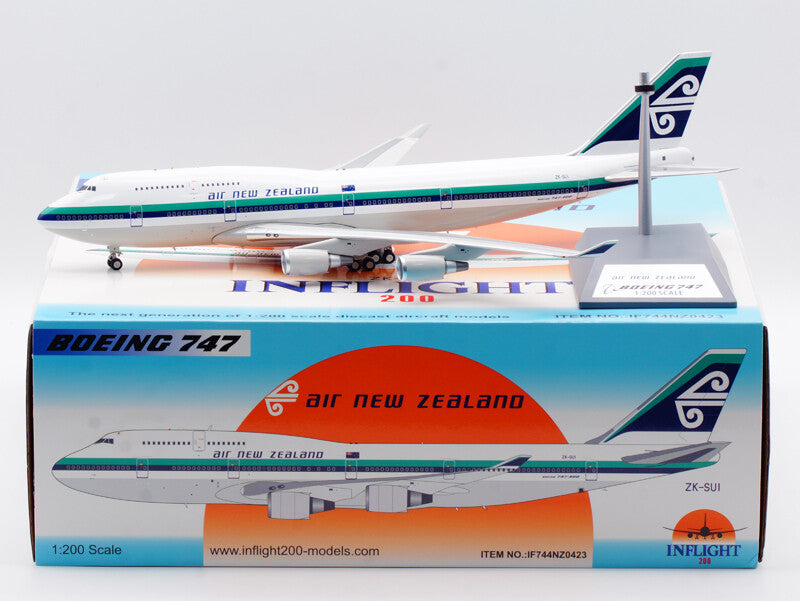 1:200 35CM InFlight AIR NEW ZEALAND BOEING 747-400 Aircraft Diecast Plane Model