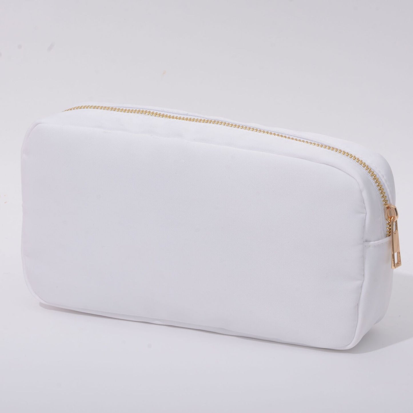 S-XL Embroidery Patch Toiletry Pouch Waterproof Storage Nylon Travel Makeup Bags