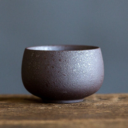 Ceramic Tea Cup Set of 5 Chinese Kung Fu Tea Cup 80ml