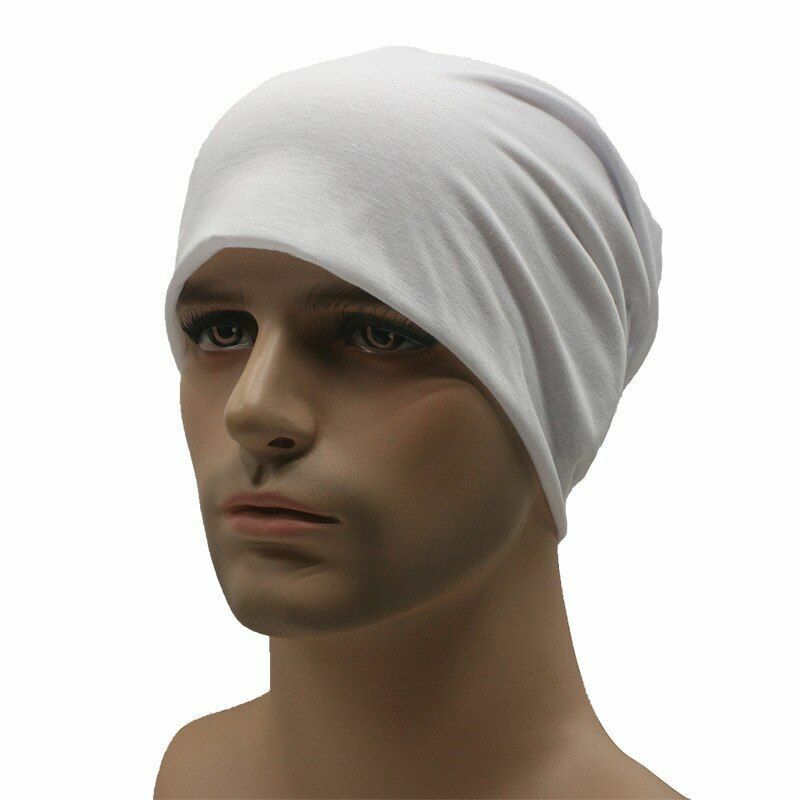 Fashion Bonnet Hat Autumn Knitted Solid Color Beanie Spring Casual Soft Turban