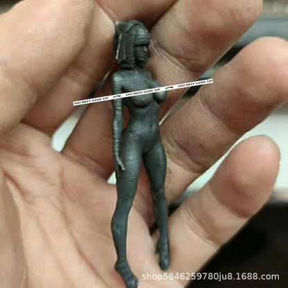 1Pc Black Brass Beauty Beauty Nude Statue Body Art Decorations