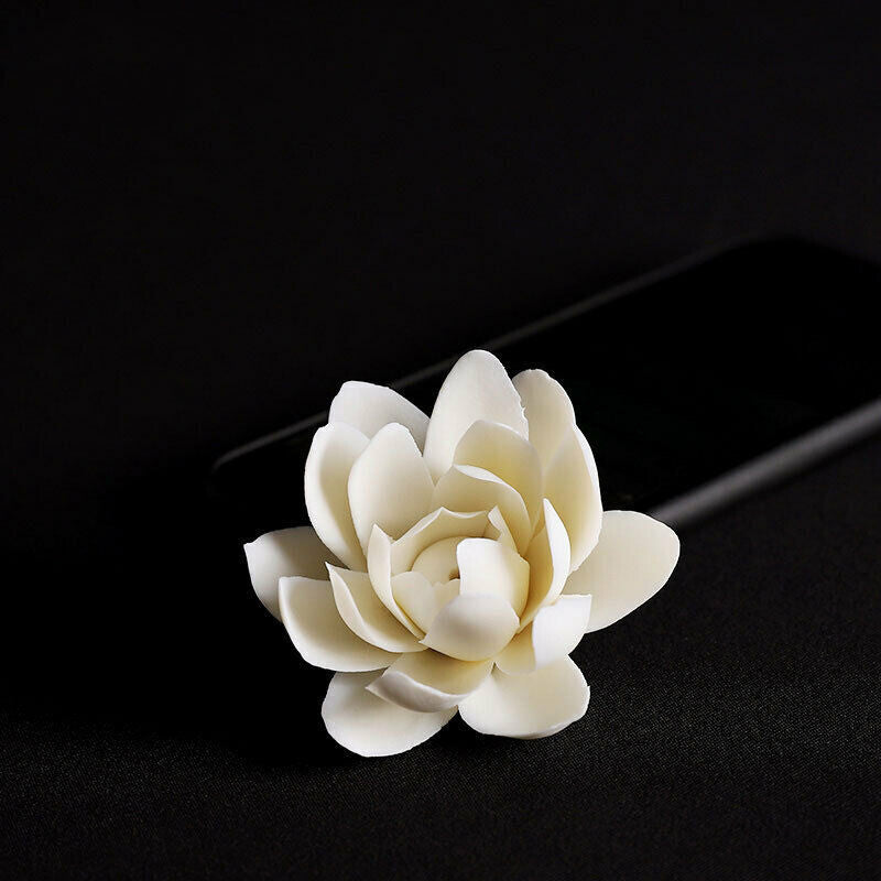 Lotus Incense Burner Stick Holder Tea Ornaments Home Fragrance Stand Decor DIY
