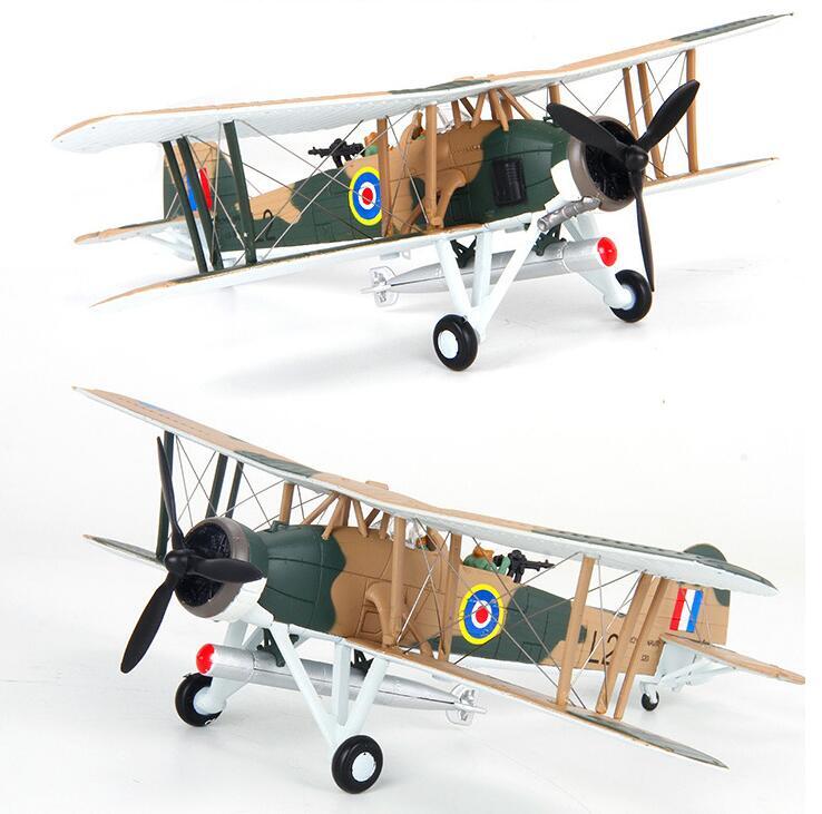 Terebo Swordfish Attack aircraft 1/72 diecast plane model aircraft