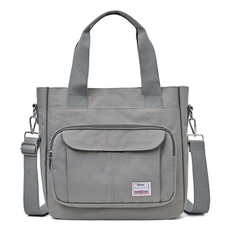 Canvas Bag High-capacity Nylon Messenger Purse Handbag Polyester Shoulder Pouch