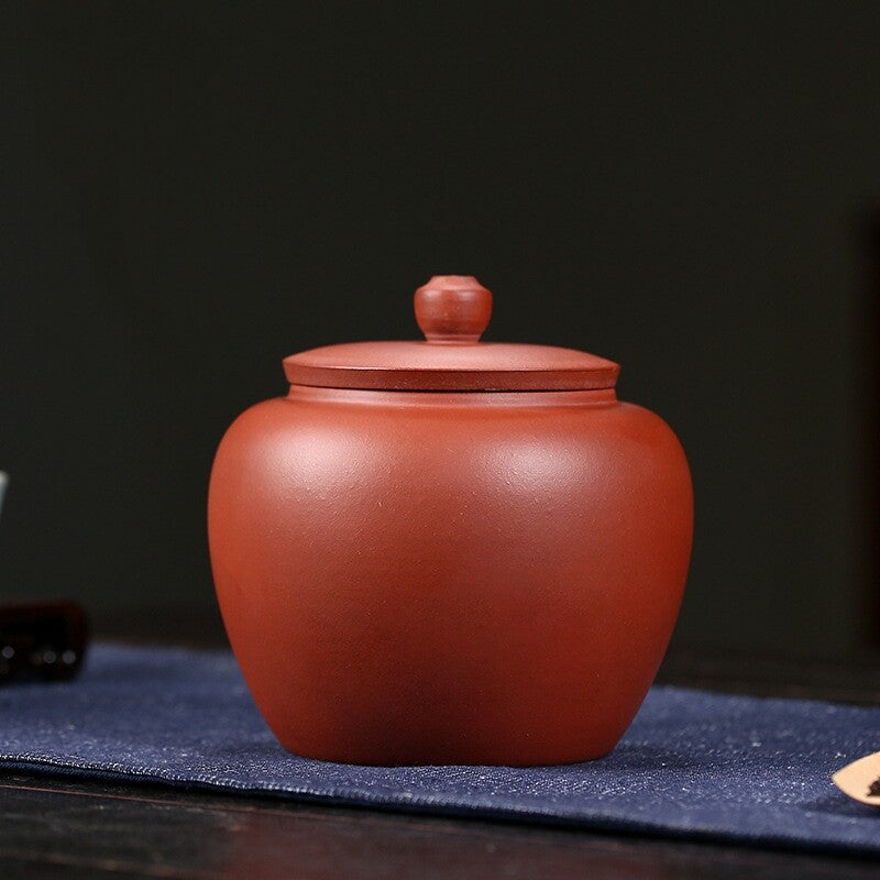 Purple Clay Tea Canister Airtight Tea Storage Container Tea Caddy Moisture-proof