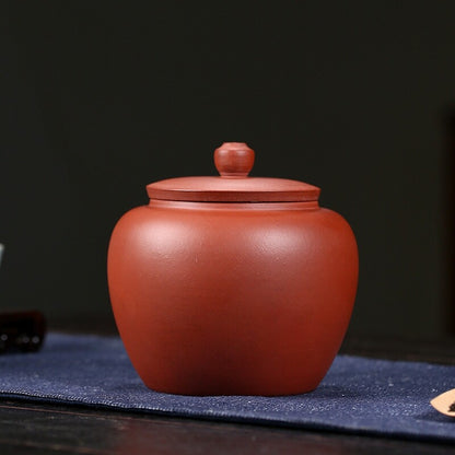 Purple Clay Tea Canister Airtight Tea Storage Container Tea Caddy Moisture-proof