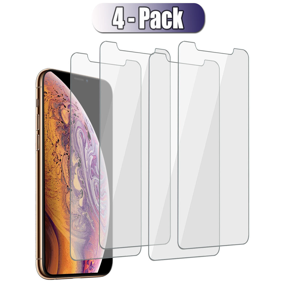 For Apple iPhone X / XS / XR / XS Max Tempered Glass Slim Clear Screen Protector
