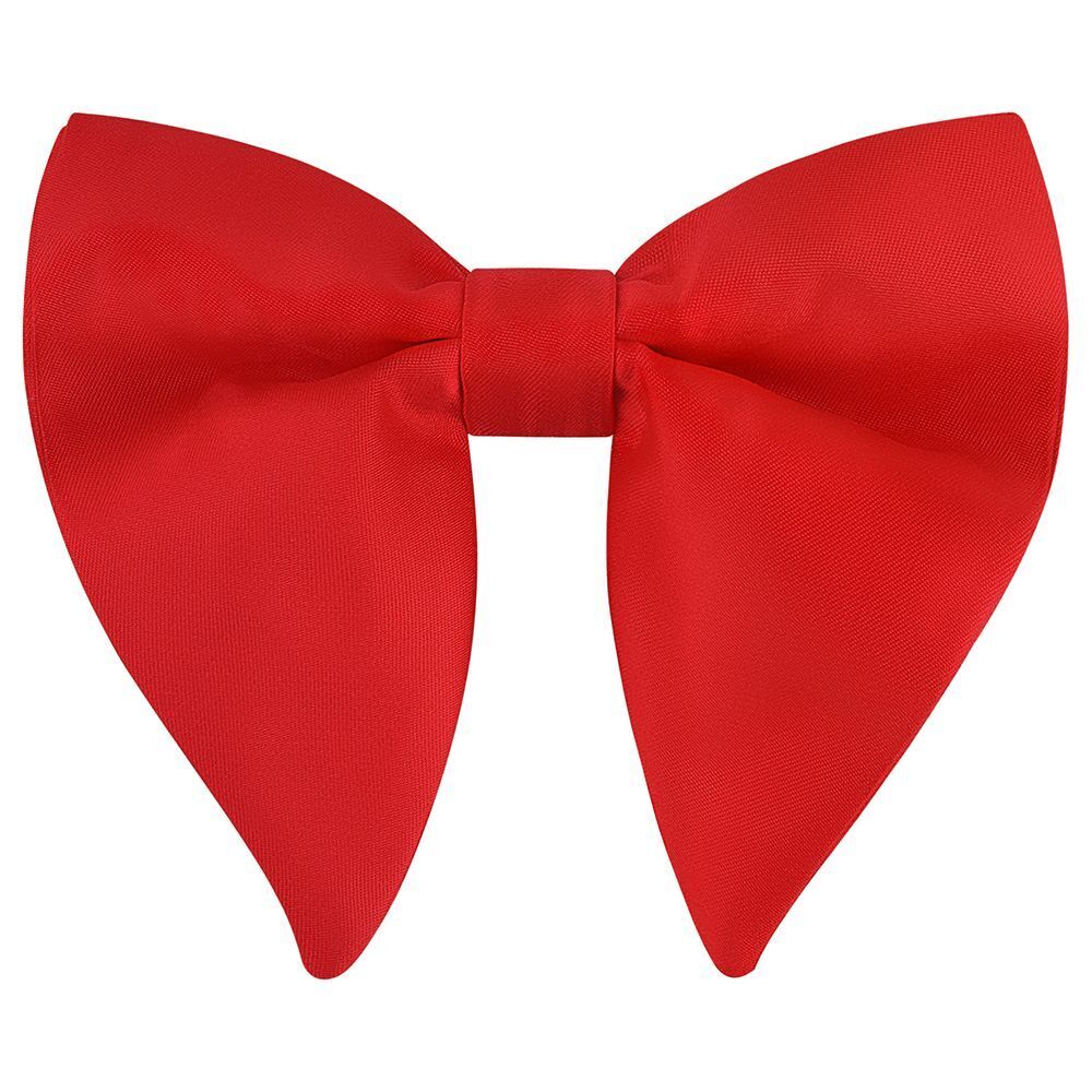 Men Bow Tie Silk Polyester Classic For Party Wedding Big Bowknot Casual Neckties