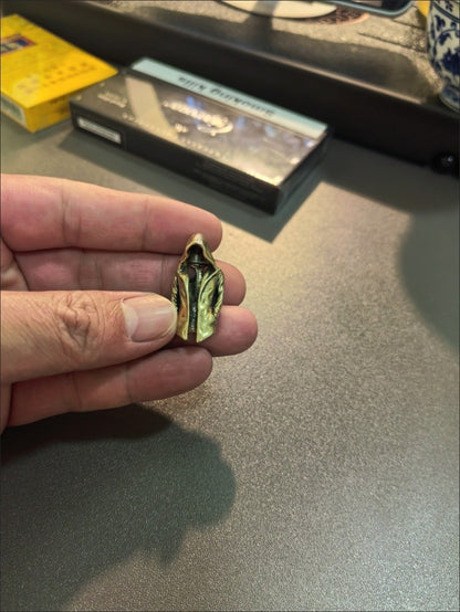 Brass Assassin Cloak Keychain Pendant Punk Style Personalized Brass Charm