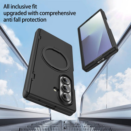 For Samsung Galaxy Z Fold 7 Magnetic Case 360 Kickstand & Ring Holder Shockproof