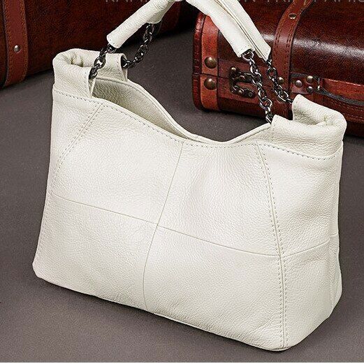2023 New Handbag Lady Chain Soft Genuine Leather Tote Bags Women Messenger Bag