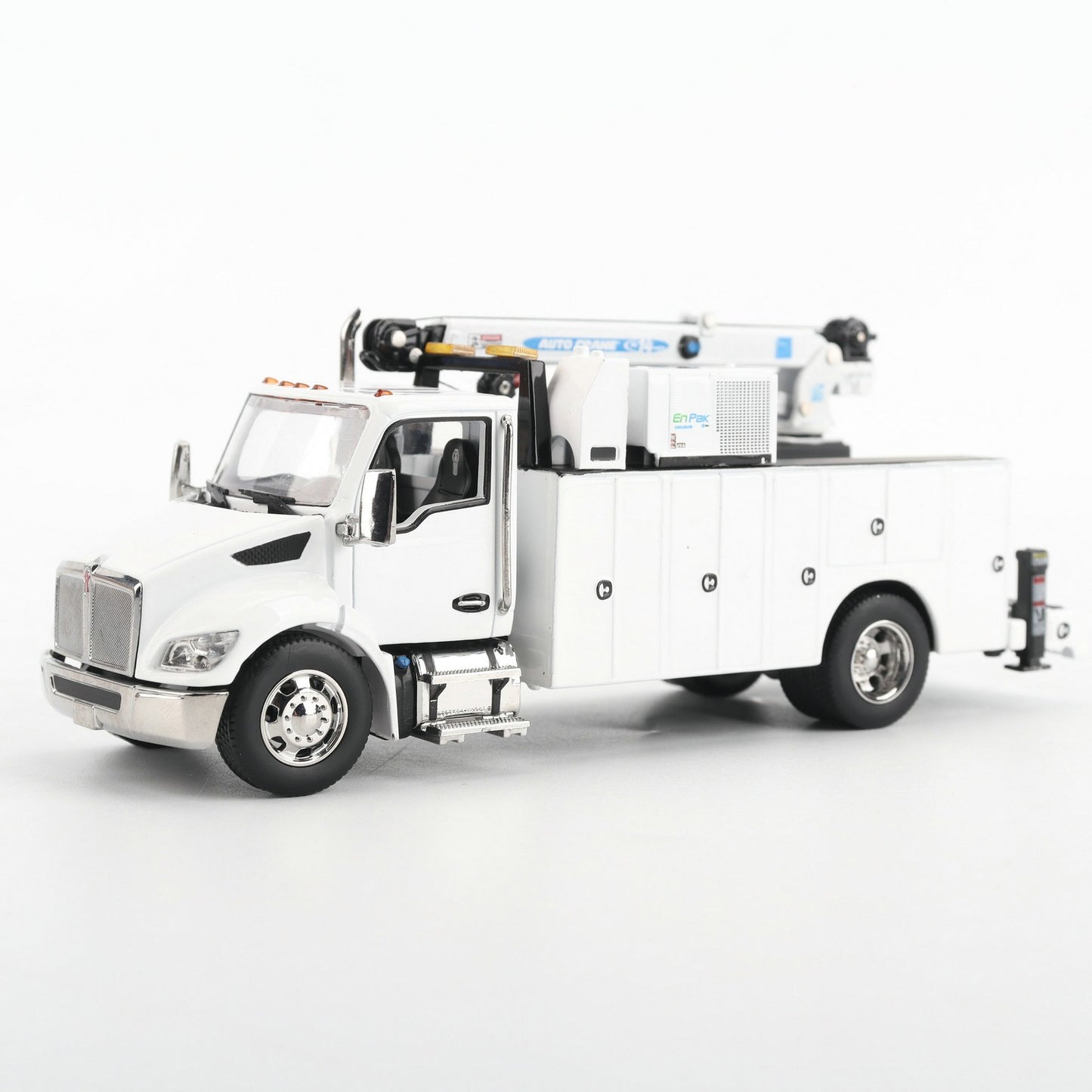 1:50 DM Kenworth T380 Auto-Crane Titan 85 Body with Miller EnPak Diecast Model