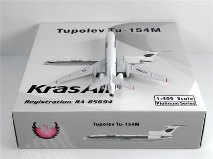 1:400 Phoenix Kras Air Tupolev Tu-154M Airplane Diecast Aircraft Plane Model