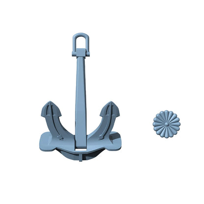 Yao's Studio LY350623 1/350 Ship model upgrade kit Navy Yamato class anchor